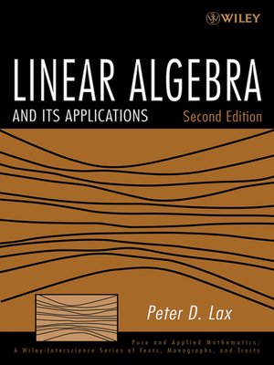 cover image of Linear Algebra and Its Applications